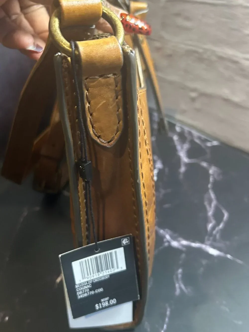 FRYE MELISSA ZIP CROSSBODY